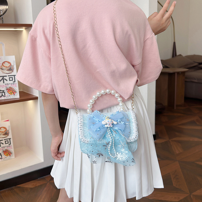 Nuevo niño Kulomi bolso de hombro de moda pequeño viento fragante bolso de niña para salir bolso de hombro coreano universal