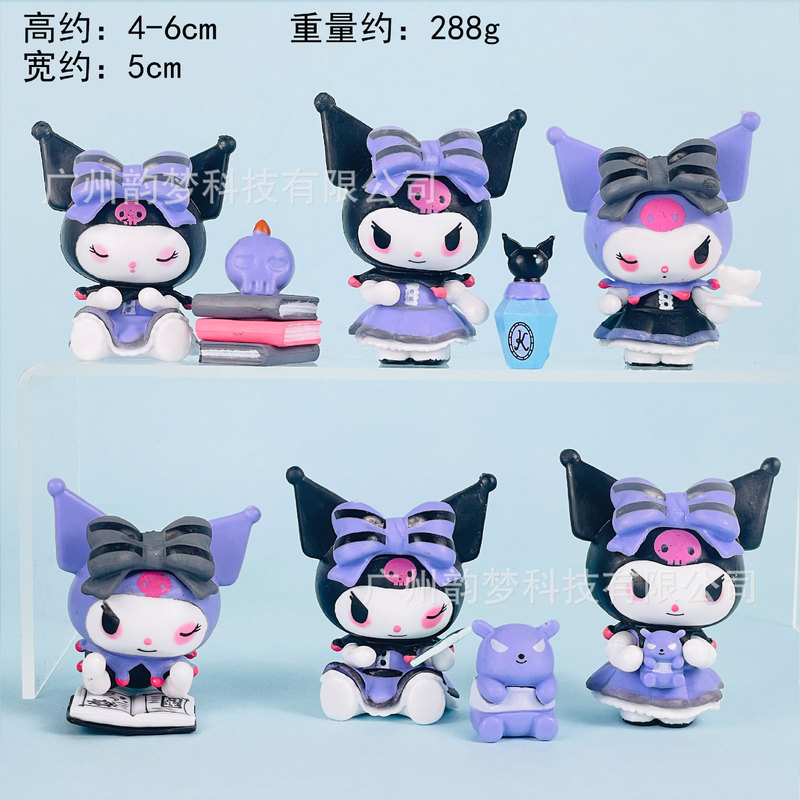 国境を越えた送料無料チェスサンリオフィギュアメロディーパチャ犬クロミブラインドボックスガシャポン人形機装飾品|undefined