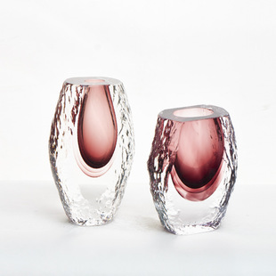 Factory Direct Supply of Handmade Glass Vases, Home High-End Art Ornaments, Hotel Lobby Wedding Decoration Ideas