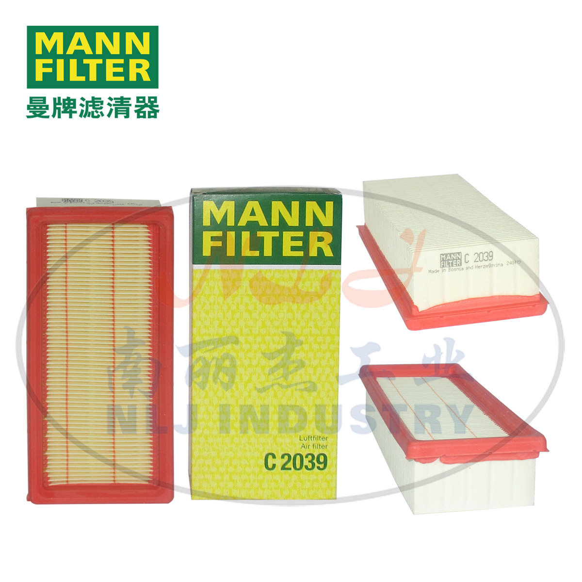 C2039空滤MANN-FILTER(曼牌滤清器)