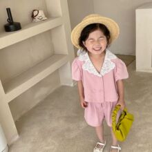 ����ͯװŮͯ�ļ�������˿��˫�ſ۶���̿�ѩ��������������װ