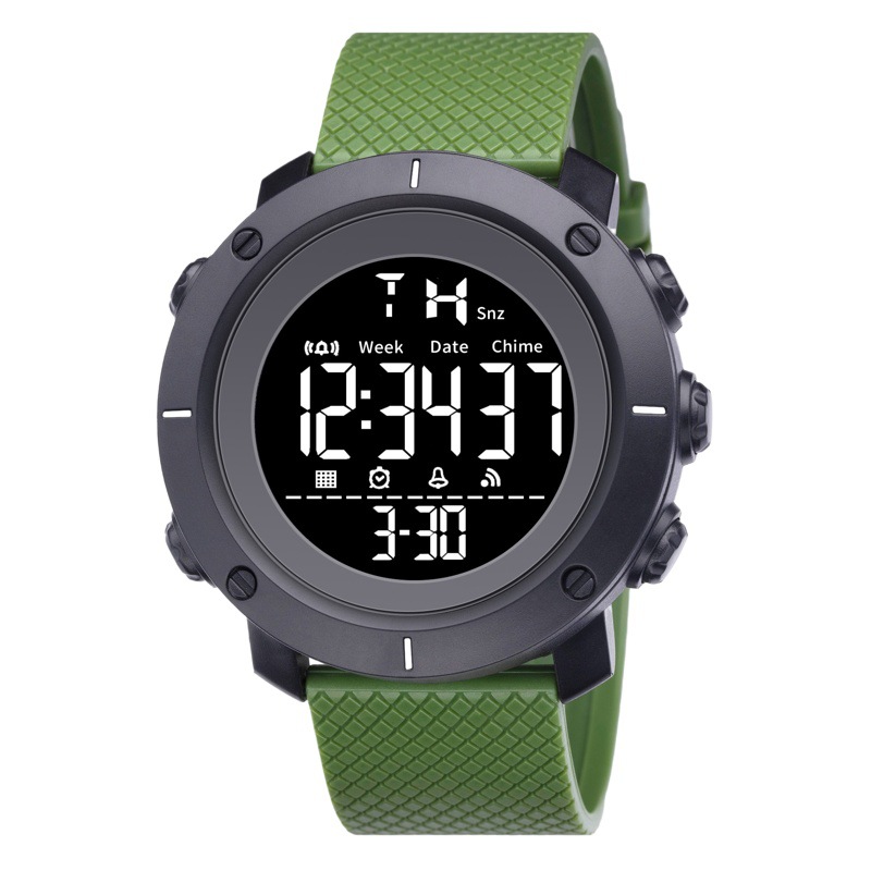 Reloj deportivo de moda para exteriores, superventas en el comercio exterior, multifuncional, con doble hora, luminoso, alarma, cronómetro, reloj electrónico, venta al por mayor