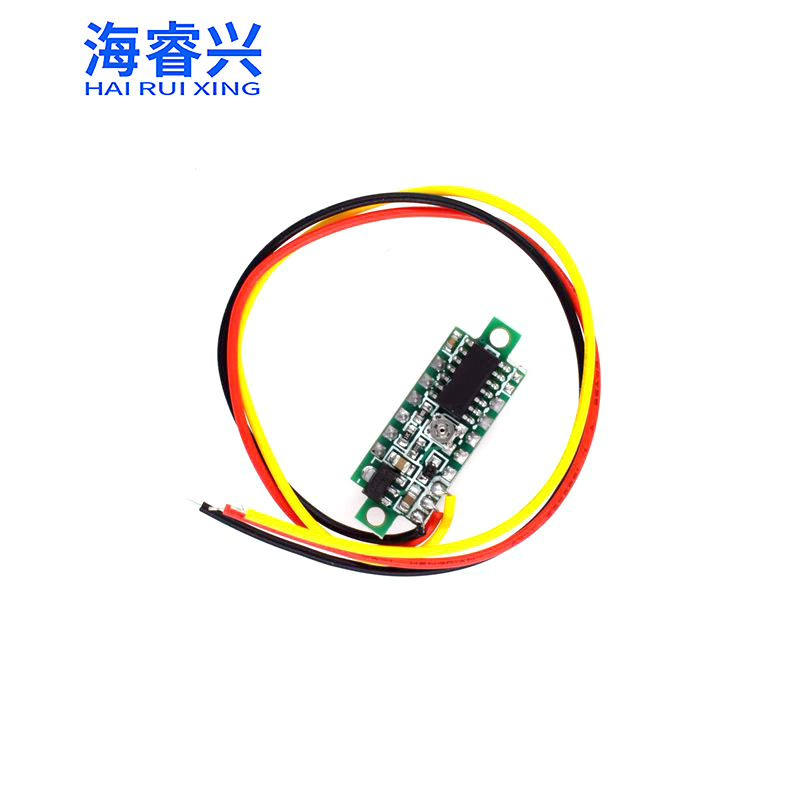 0.28-inch ultra-small digital DC Digital Display adjustable three-wire DC0-100V battery voltmeter
