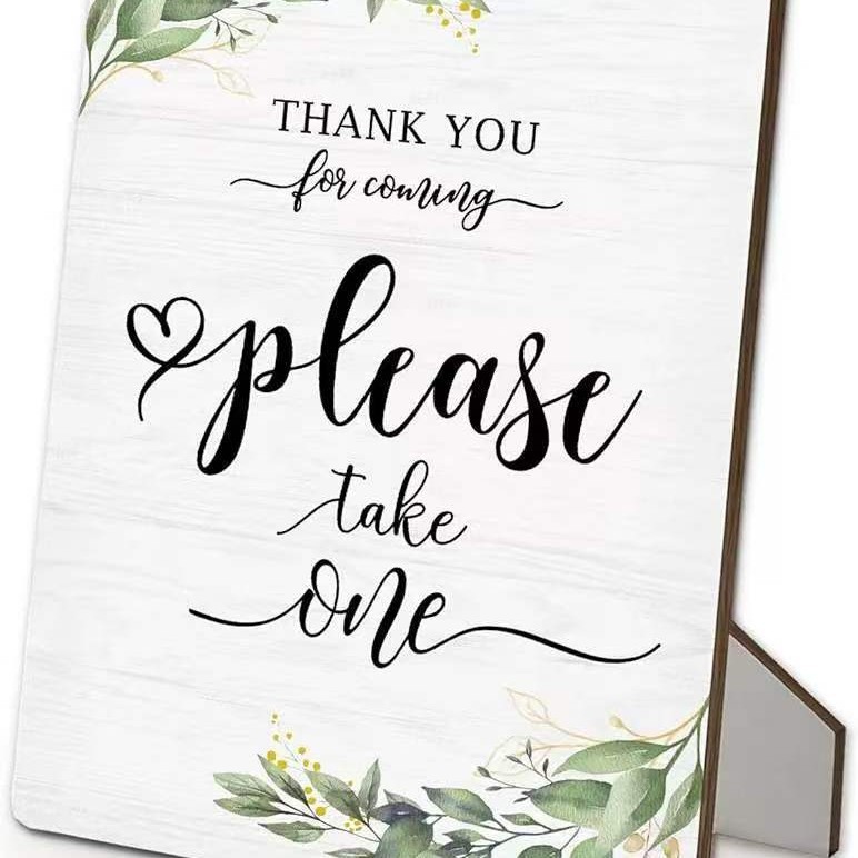 Wooden Picture Frame Baby Shower Baptism Party Game Sign Kit Decorative Gender Reveal Party Decoration Wooden Signs