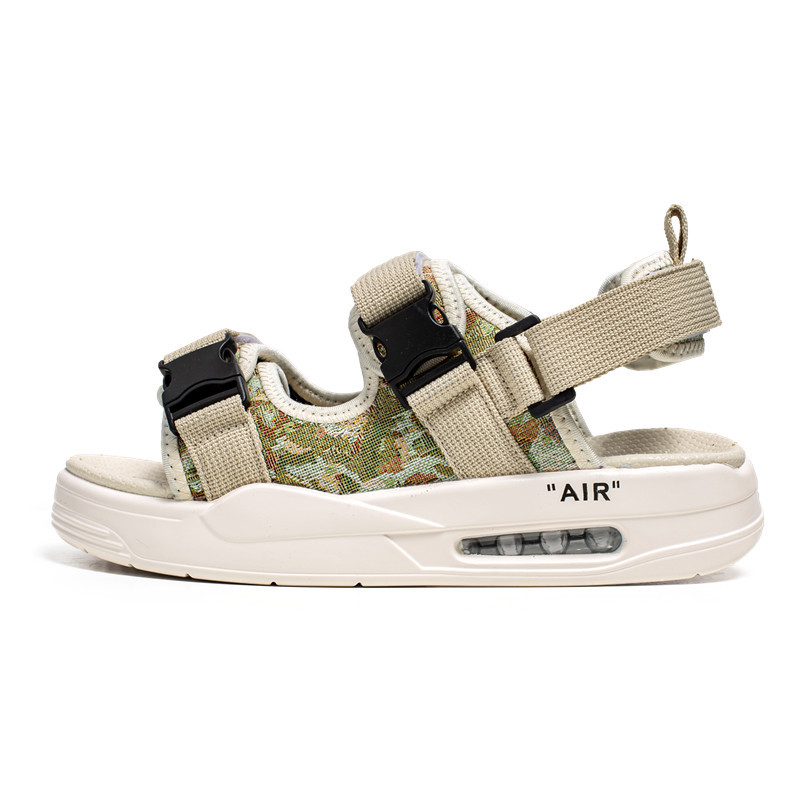 Sandalias de verano para hombres, zapatos de playa deportivos juveniles casuales junto al mar