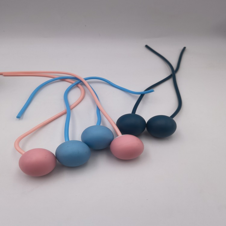 厂家现货批发EVA发泡球海绵6.5cm无绳球跳绳负重成品配件附件有氧