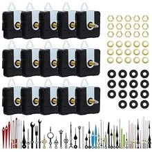 跨境15个挂钟机芯+指针套装DIY表芯时钟机芯diy专用电子钟机芯