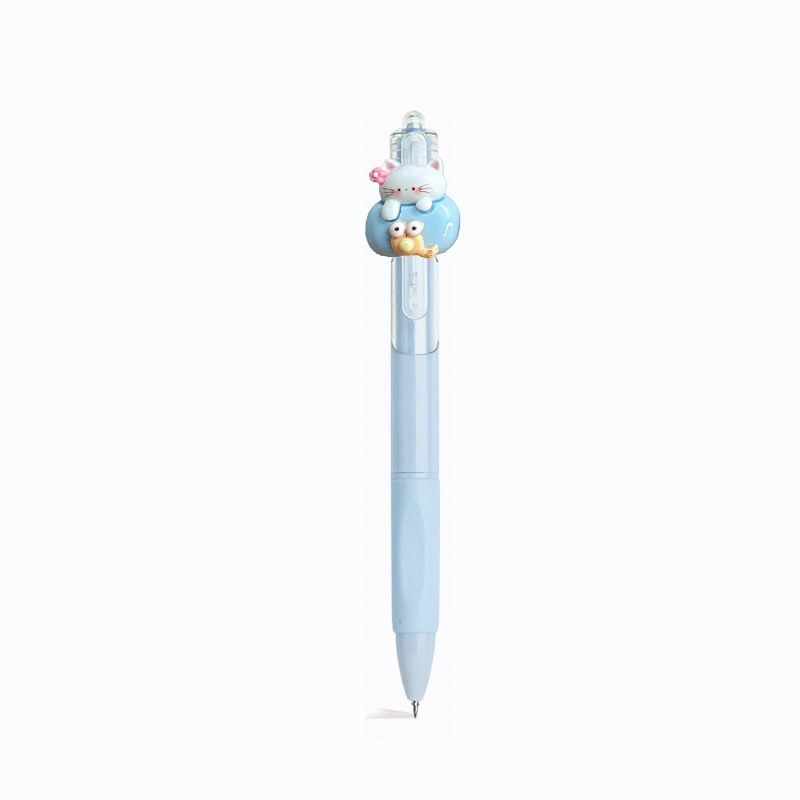 Bolígrafo de alto valor Hello Kitty Butter Bear Bolígrafo de góner Personalizado de alta calidad Bolígrafo de firma de corazón de niña estudiante