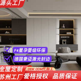 克诺斯邦爱格轻奢意式风全屋定制板式衣柜F4星环保德国豪迈封边