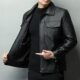 New Cowhide Lapel Motorcycle Leather Jacket Men's Nice Leather Ami Kaji Casual Retro Men's Leather Jacket Coat