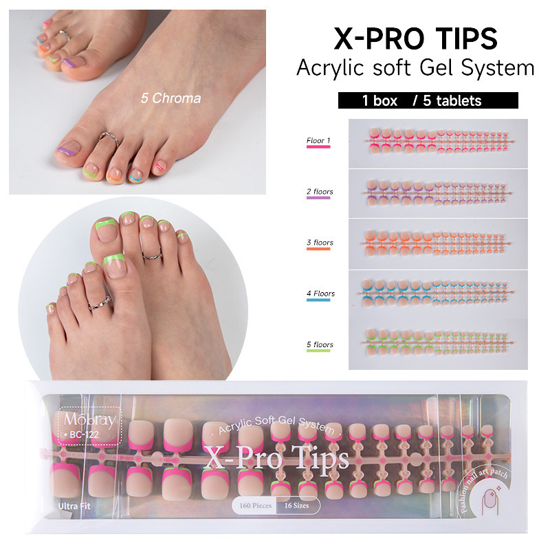 Short Toe Nail Patches with a High-End Feel, Fake Nail Stickers for Spring and Summer, Seamless Matte Semi-Finished Nail Art Short Toe Nail Patches with a High-End Feel, Fake Nail Stickers for Spring and Summer, Seamless Matte Semi-Finished Nail Art
