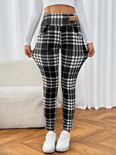 C 34408 Fleece Print Leggings ���޴�׿� ŷ���羳����ѷ