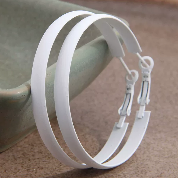 Fashionable Hip-Hop Simple Glossy Personalized Men's Earrings