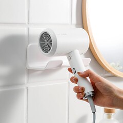 穴なしブローラック浴室ヘアドライヤー棚壁掛け式収納棚風筒棚