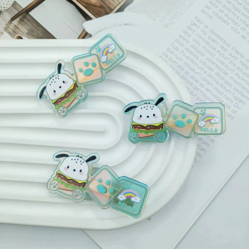 Заколка-утконос (Sanrio) с персонажами KT/Pacha/Culomi/Yumui/Melati, 5 × 2,9 см, 4,7 г