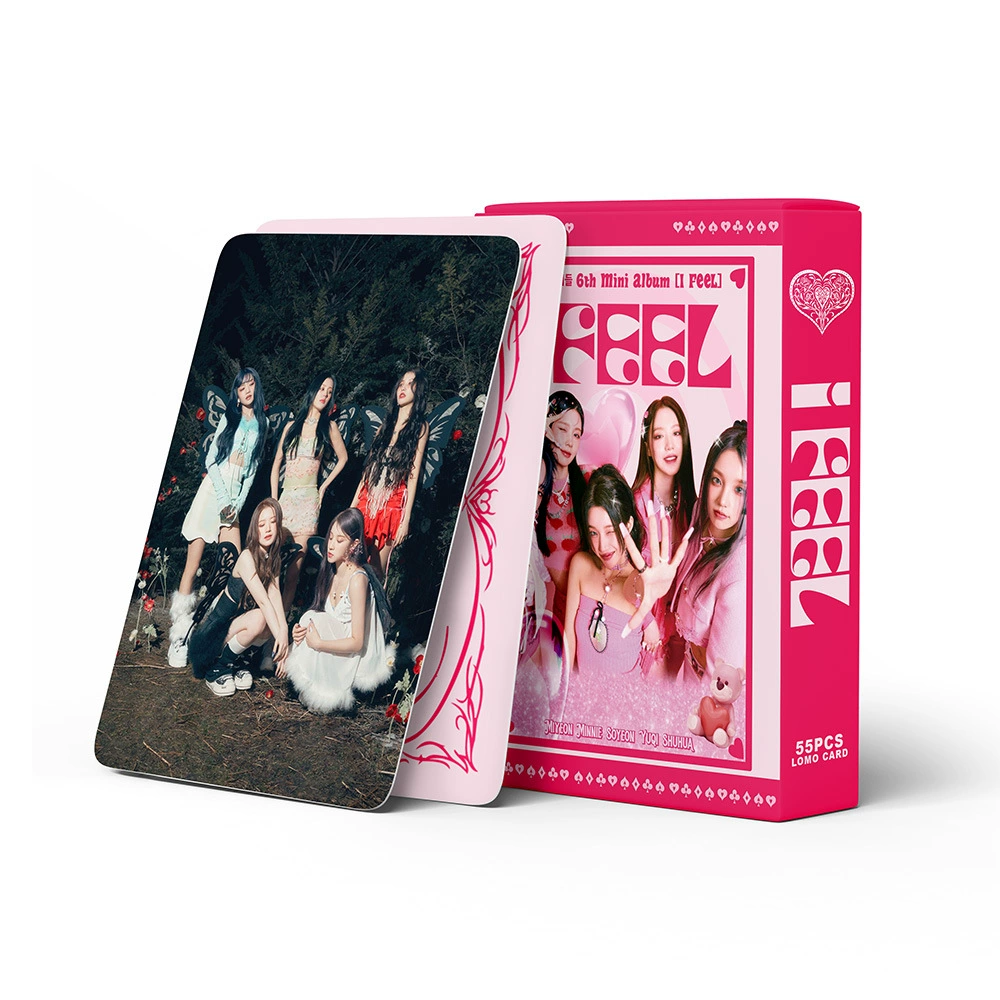 KPOP Интегрированная ссылка G-iDle альбом IDOL поддерживает фото карточку IVE ZB1 комбинация 55 маленьких фильмов