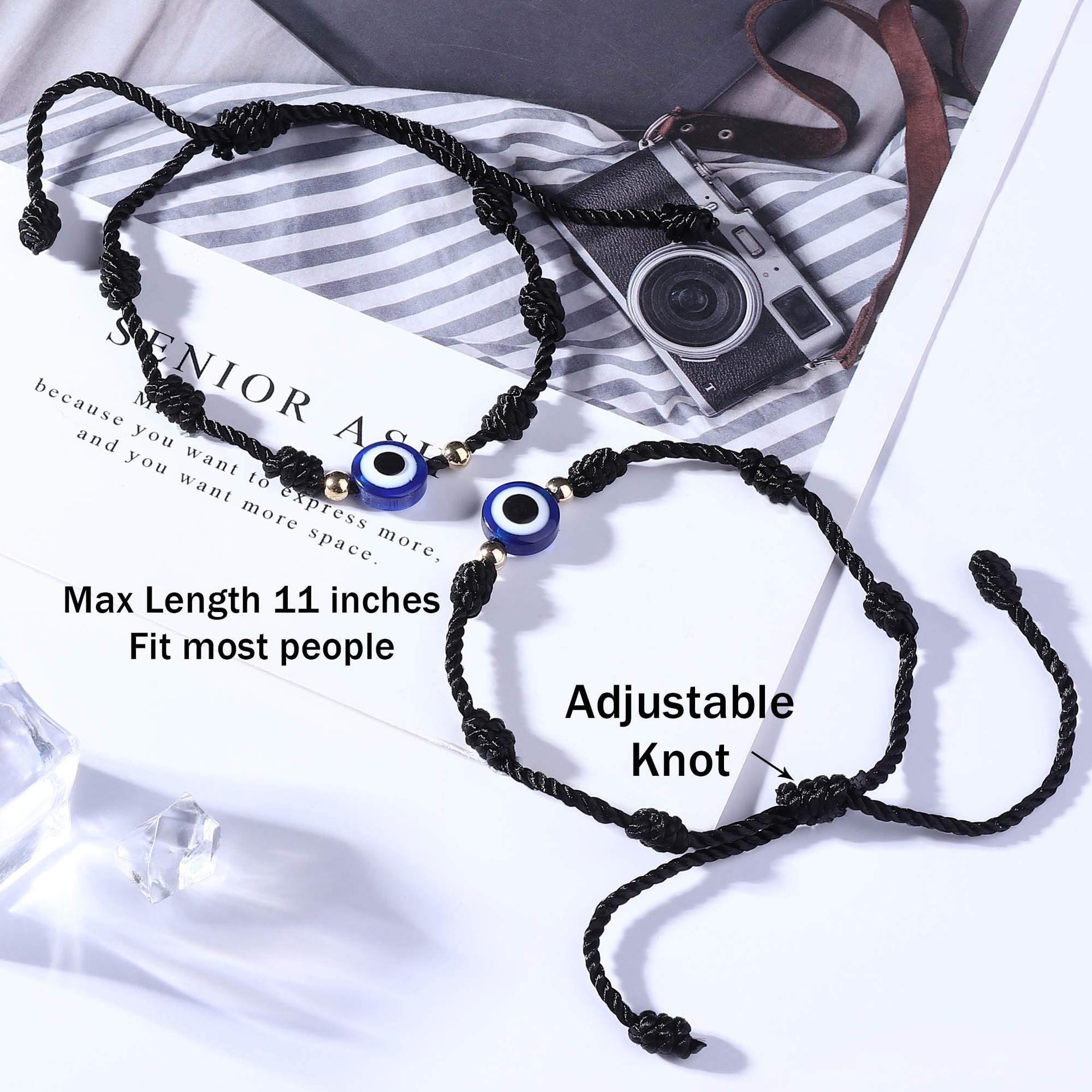 1 Piece Fashion Devilu0027S Eye rope Knitting Unisex Bracelets