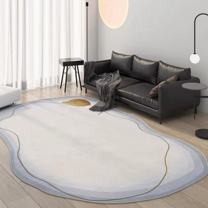 Moderno minimalista alfombra de Cachemira como dormitorio sala de estar mesa de café Sofá Alfombra totalmente cubierta absorbente de fácil cuidado alfombra de piso image 10