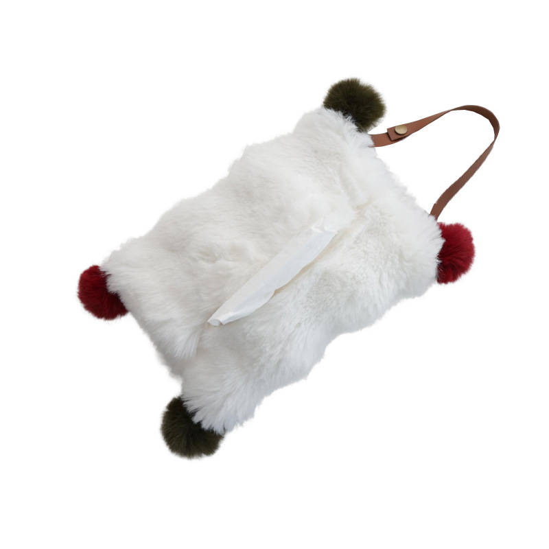 雰囲気感のあるぬいぐるみティッシュ袋家庭用車載布芸ティッシュケース紙袋客間の軽いナプキン袋工場