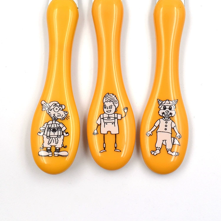 Hot selling gourd handle children's knife and fork spoon set