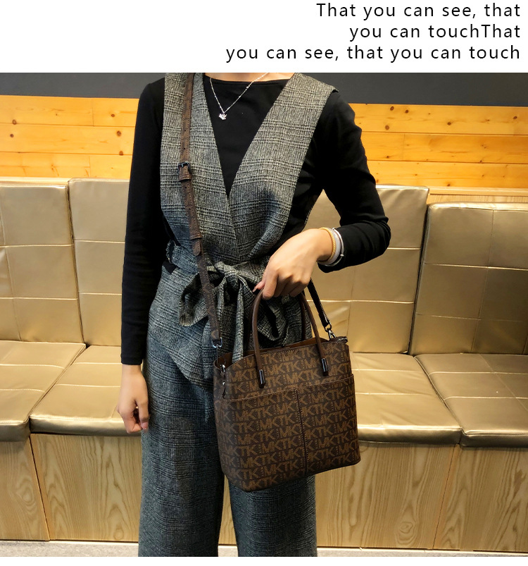 Túi bucket nữ da thật đeo chéo dung tích lớn phong cách thời trang — MKTK cà phê/cà phê,, Cà phê/cà phê, Màu kaki phượng hoàng chi tiết 9
