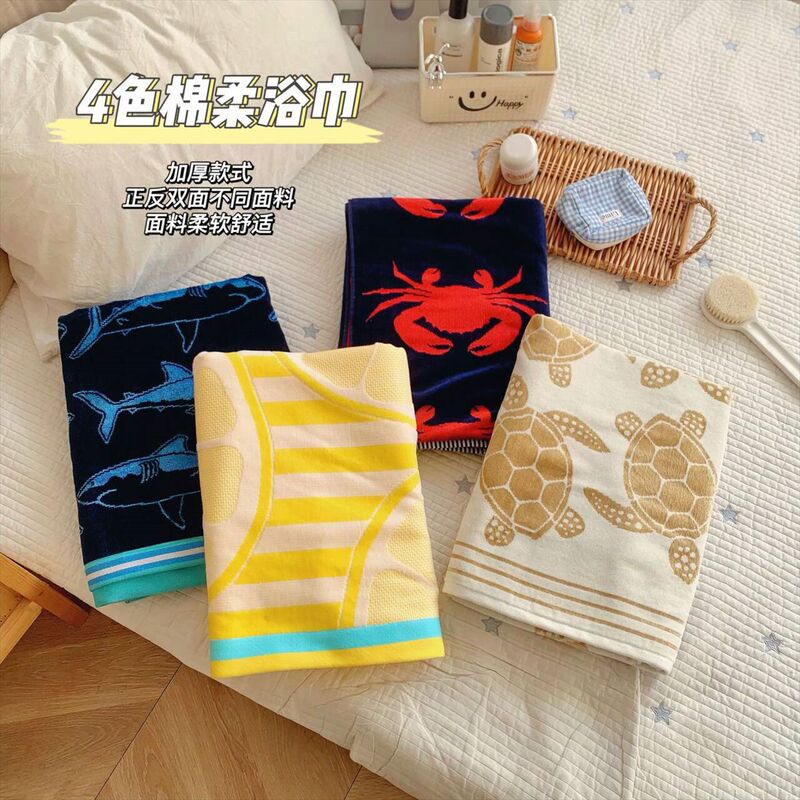 Wholesale Export Inventory Surplus Live-Stream Supply, Group Purchase, No Brand Name! Large Size Printed Bath Towels and Beach Towels for Home Use Wholesale Export Inventory Surplus Live-Stream Supply, Group Purchase, No Brand Name! Large Size Printed Bath Towels and Beach Towels for Home Use