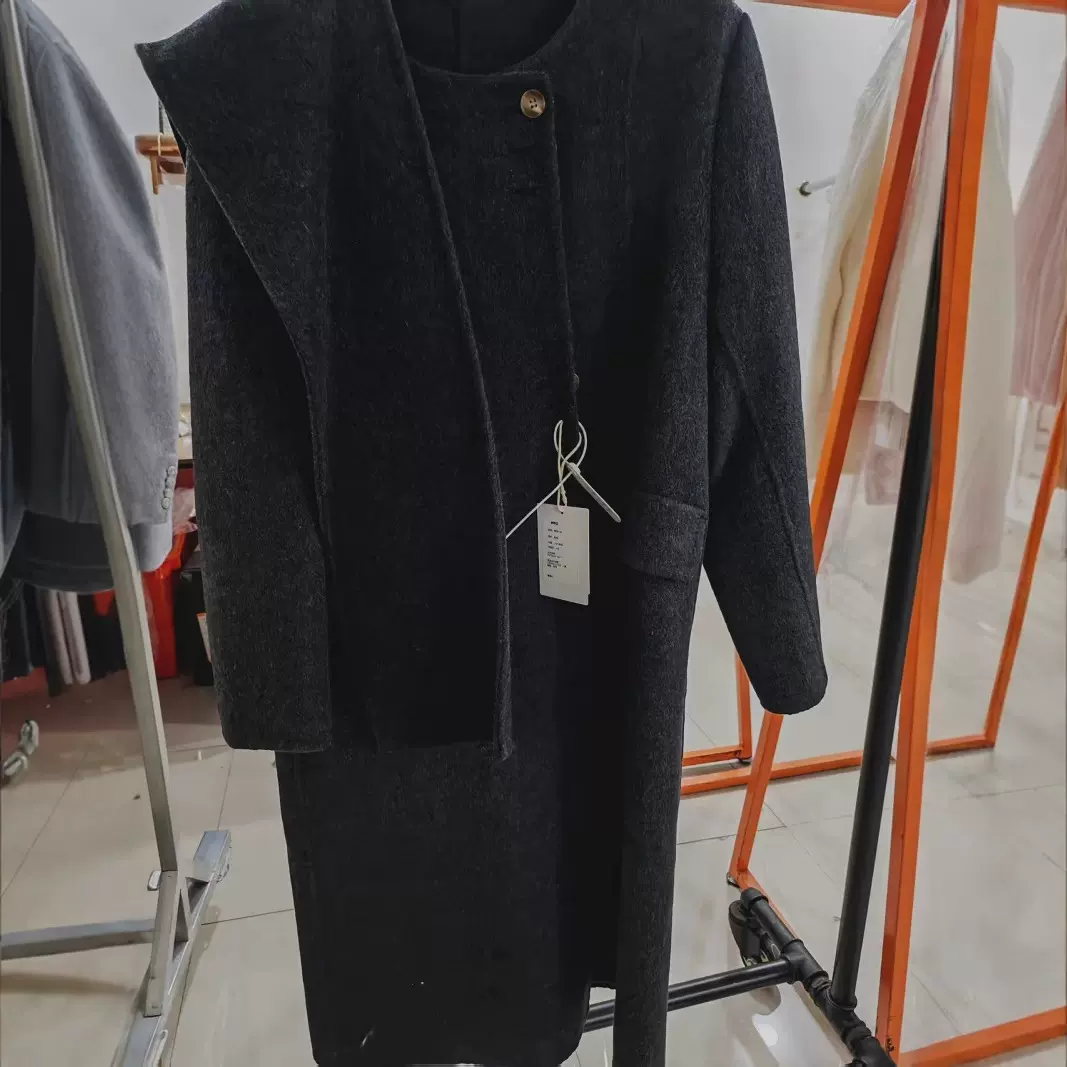 特价销售韩版双面羊毛大衣女工厂直发