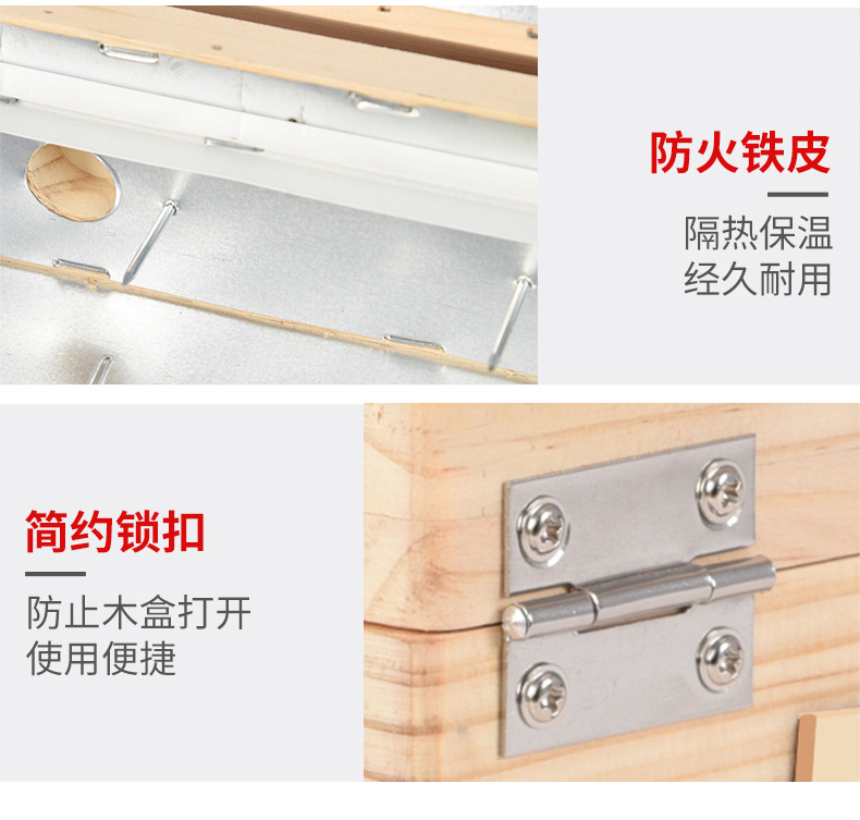 Wooden Foot Moxibustion Box Portable Moxa Warmer for Foot Therapy Home Wellness 29.2cm in use