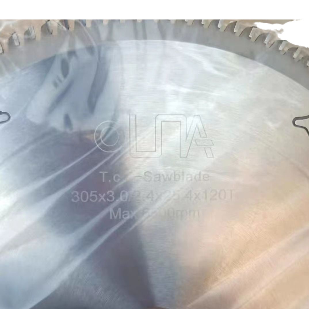 欧纳锯片铝合金塑钢切割锯片铝塑门窗设备双头锯非涂层耐磨降噪音