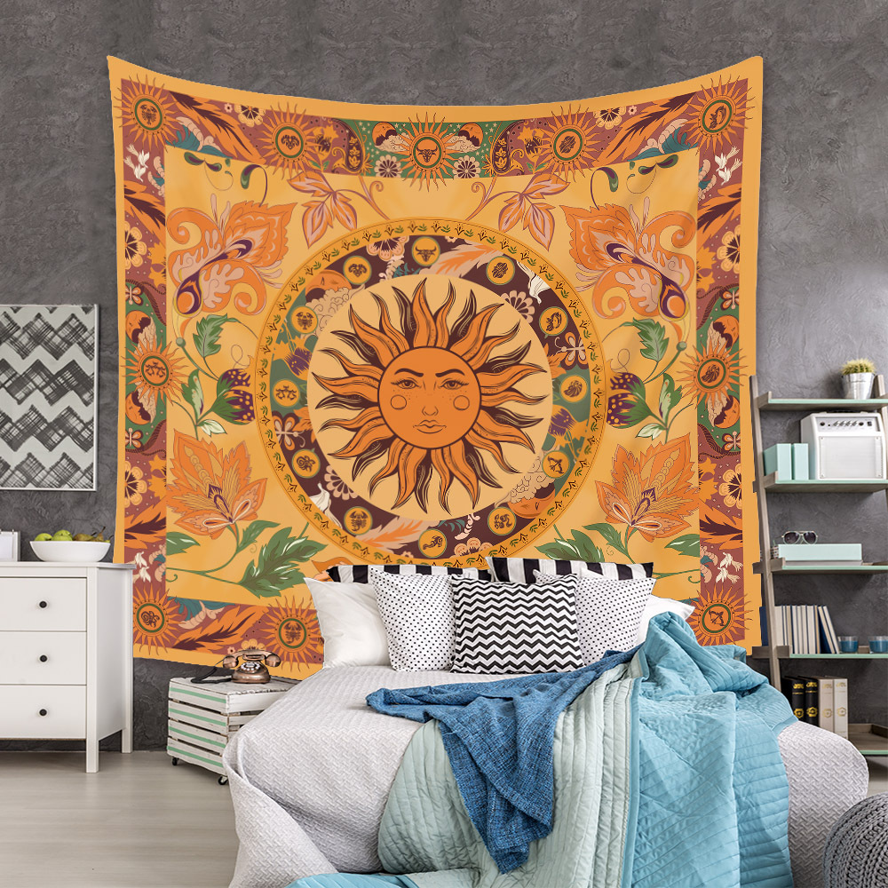 Home Cross-border Bohemian Tapestry Room Decoration Wall Cloth Mandala Decoration Cloth Tapestry display picture 48