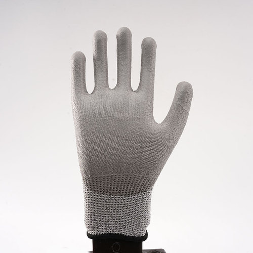 5-Level Cut-Resistant PU Gloves with HPPE Fiber Lining Protective Gloves, Breathable Work Gloves, Anti-Cut, Durable Cut-Resistant Gloves