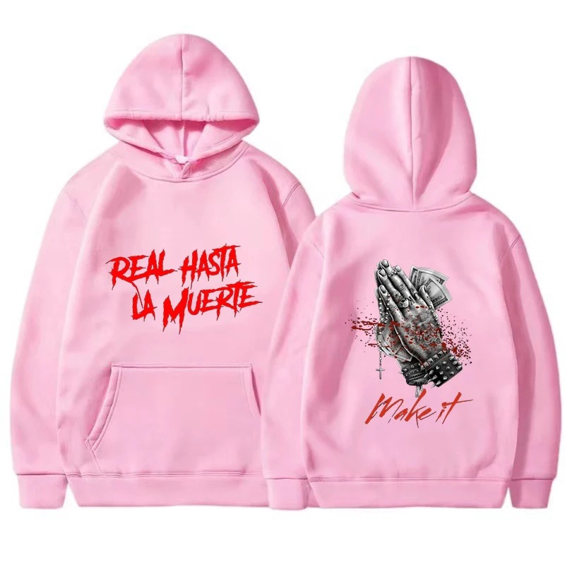 Rapper Anuel AA Men's Hoodie Men's and Women's Fashion Simpl