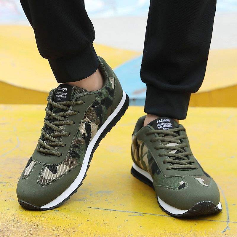Camouflage fashionable lightweight running sneakers for men and…