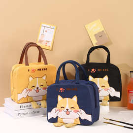 卡通饭盒袋大容量便当包防水保温手提包上班族午餐包铝箔便当袋