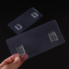 Traceless flat hook soap rack stickers washable bathroom drain storage soap box accessories V-shaped hook accessories grab buckle