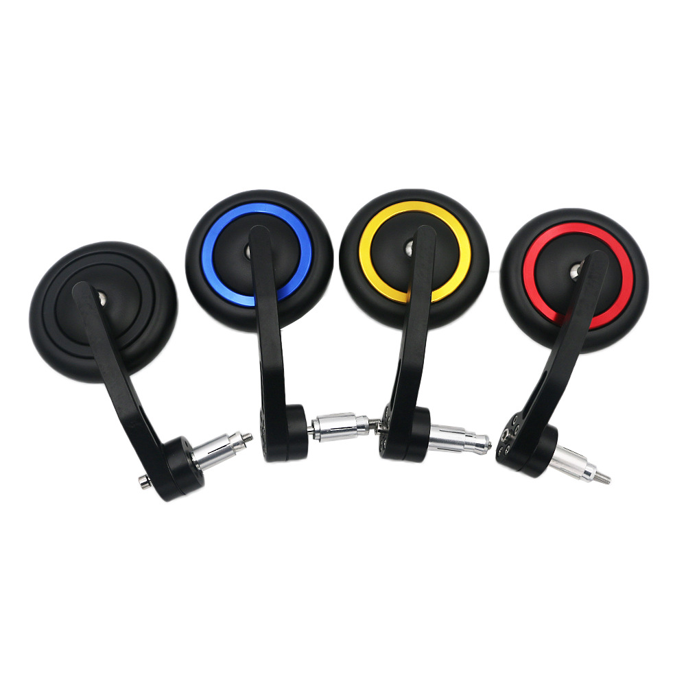 FLYQUICK comercio transfronterizo nueva motocicleta espejo retrovisor universal mango redondo espejo retrovisor