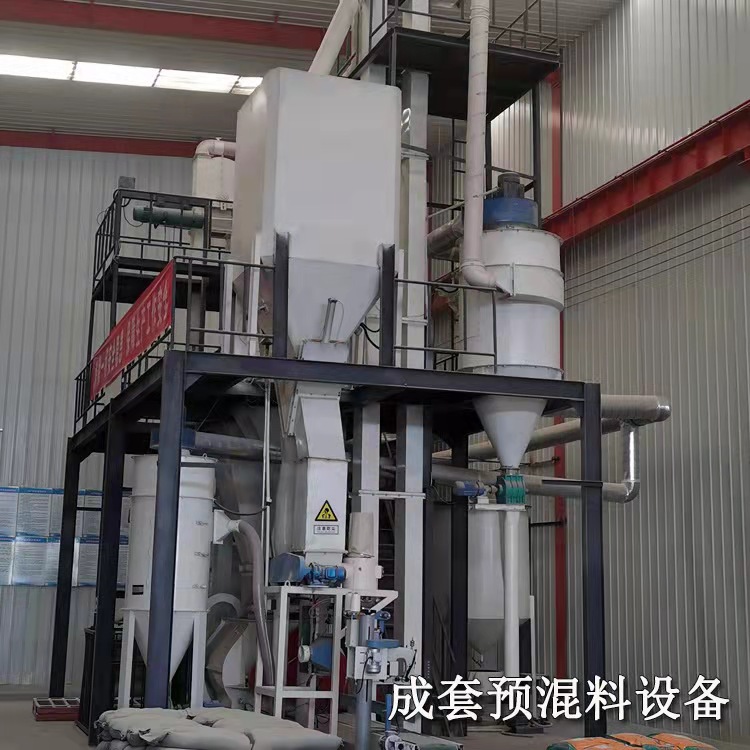 过验收!时产5吨预混料设备小料机组添加剂全自动成套机械价格
