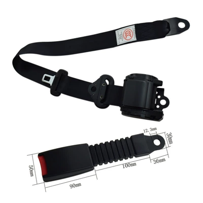 Type, Automatic Retracting Three-Point Emergency Locking | Car seat belt - plastic-coated-k3-retractor-20-semi-closed-soft-handle-base