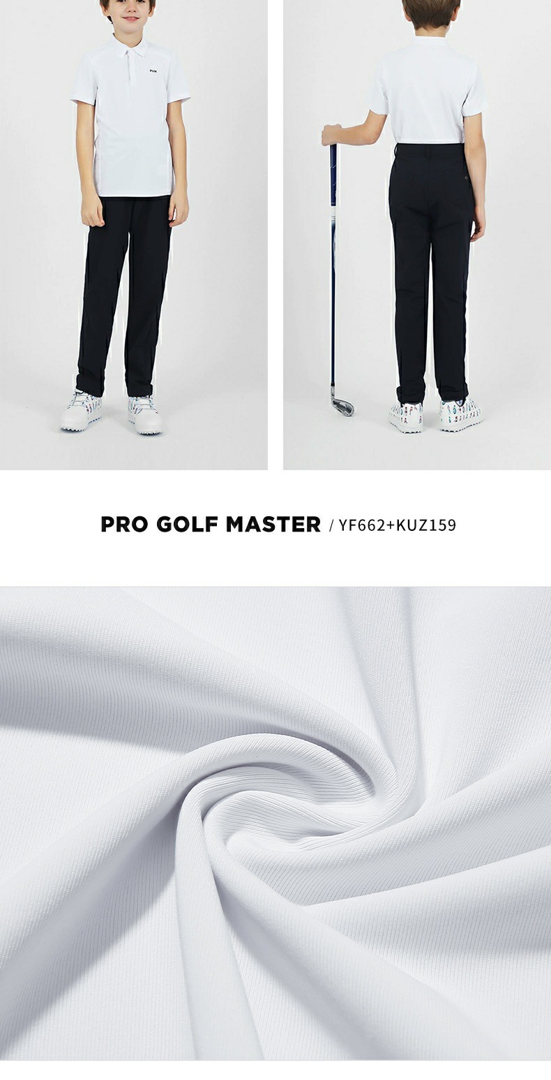Áo phông ngắn tay golf trẻ em – đồng phục thể thao đội nhóm — YF663-bé gái màu hồng [dệt trơn], YF663-Màu xanh nước ngoài cho bé gái [dệt trơn], YF663-bé gái màu trắng [dệt trơn] chi tiết 8