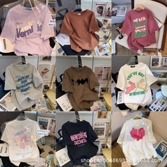 1元特別価格サマー半袖Tシャツレディース卸売トレンドトップス1688レディース露店格安商品