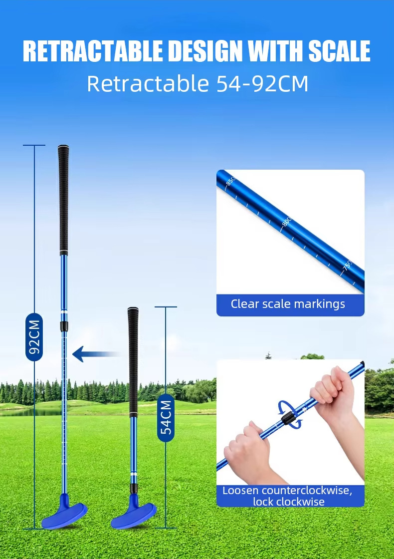 Gậy golf hai mặt PGM cho người mới bắt đầu, có thể điều chỉnh độ dài 60-90 cm — JRTUG014-đỏ (có thể điều chỉnh 60-90CM), JRTUG014-màu xanh (có thể điều chỉnh 60-90CM), JRTUG014-Đen (có thể điều chỉnh 60-90CM) chi tiết 16