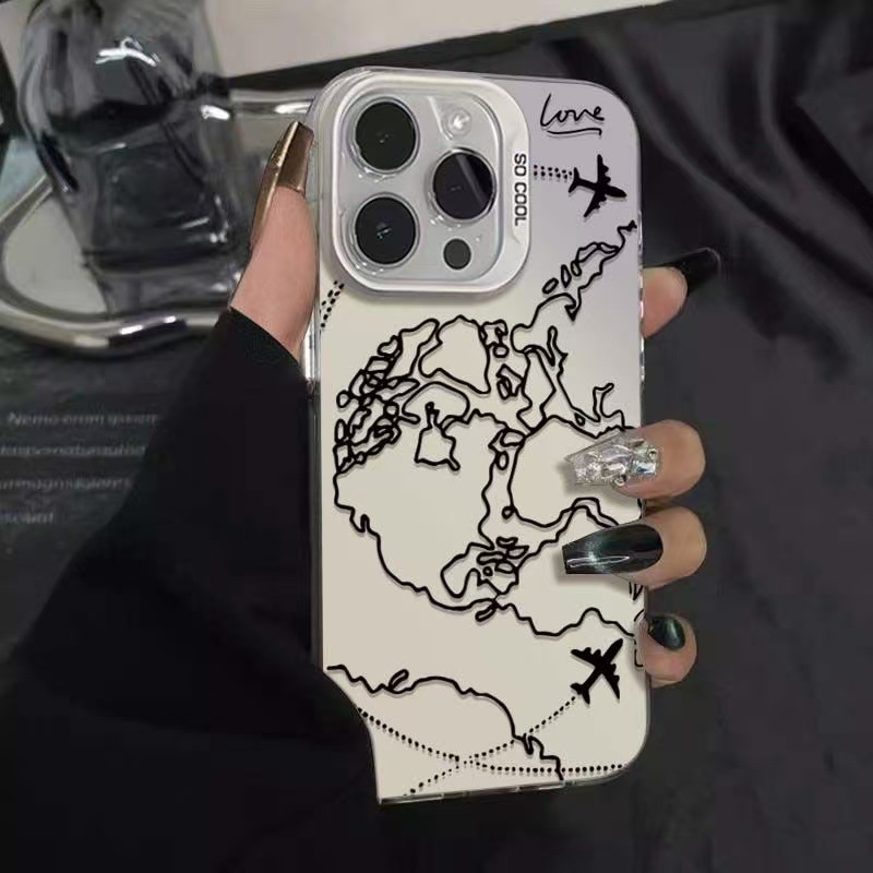 Avión personalizado para iPhone 16 funda para teléfono móvil Apple 15promax/14 nuevo 13pro/12 tendencia 11X