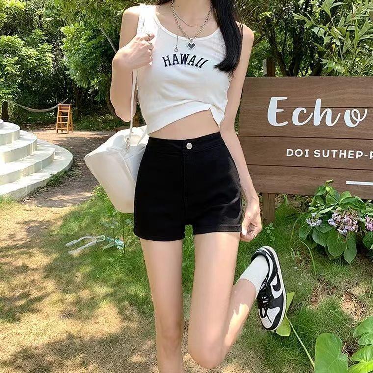 大码高腰韩版七分阔腿裤女2025年夏季薄款宽松显瘦白色直筒牛仔裤|undefined