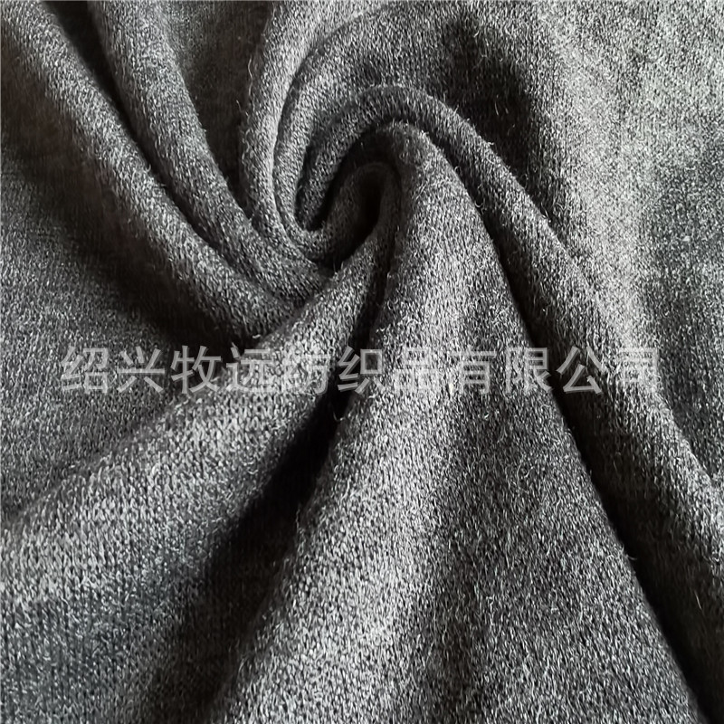 TR仿兔毛粗针秋冬保暖面料