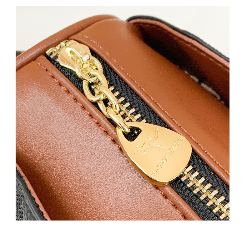 Borsa a tracolla larga da donna con motivo a quadri, stile vintage, modello marsupio, borse all'ingrosso._voghion.com