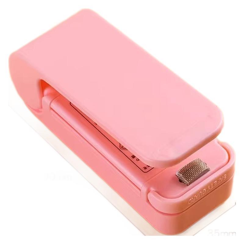 Máquina de sellado Mini máquina de sellado de plástico de alimentos al vacío portátil para el hogar pequeño Máquina de sellado de bolsas de plástico Sellador de bocadillos