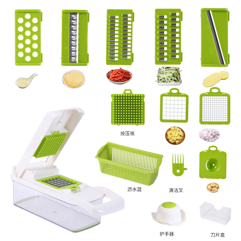 Multifunctional chopper, dicing machine, slicing machine, vegetable cutting machine, potato stringer, grater, slicer, vegetable cutting god
