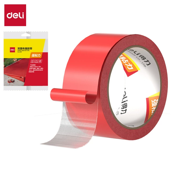 JL352 double-sided cloth-based tape 45mm*10m*280μm (red) (1 roll/bag