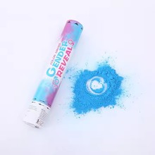 新款彩色粉末礼炮婚礼派对七彩墙烟室外运动会开业活动手持礼花
