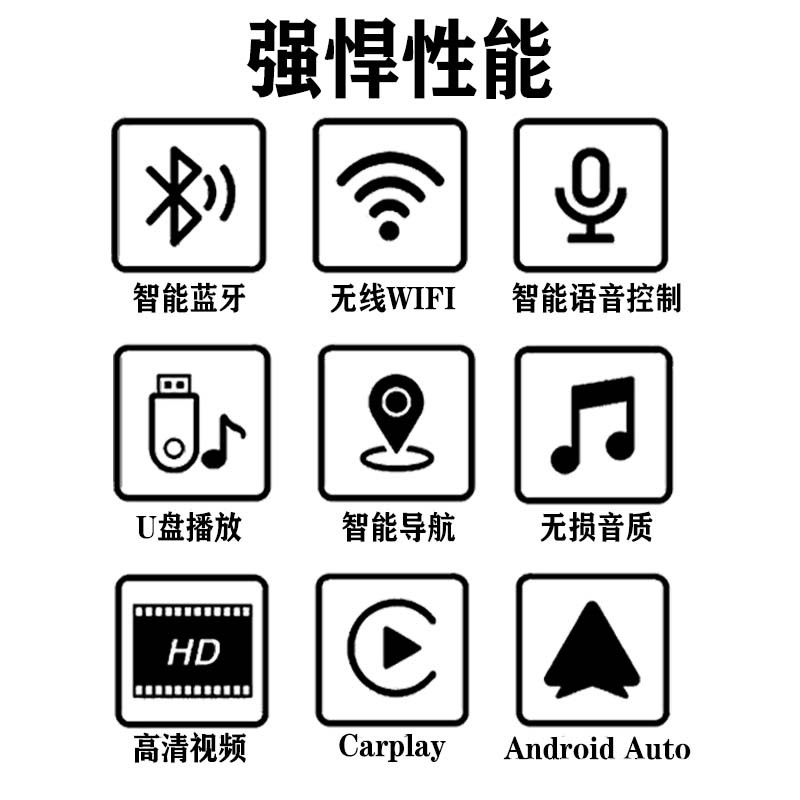 Cross-Border New Modern Ix35 Original Car Style Special Car Navigation All-In-One Machine Overseas Version with Apple Interconnection